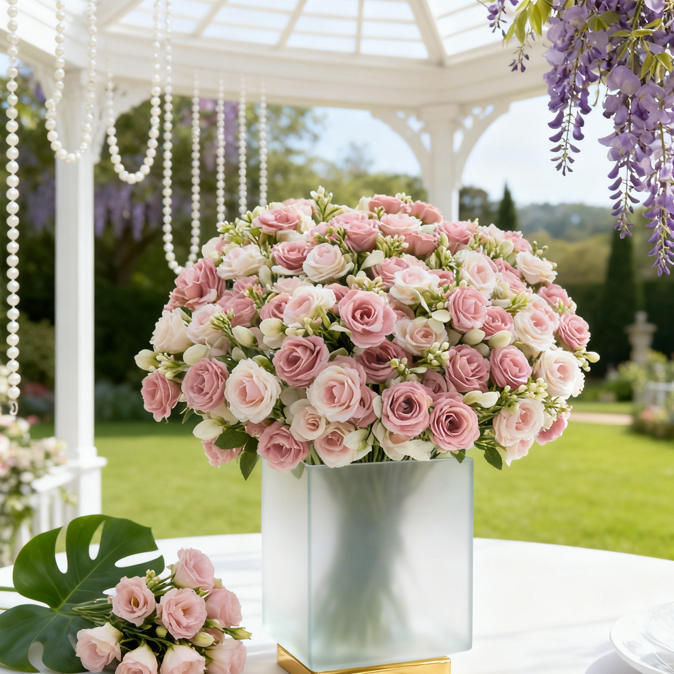 Artificial Flower Silk Rose We - Bonsai Garden Festival ulasan dan harga