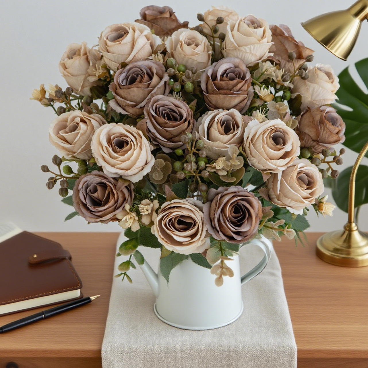 Silk Artificial Flower Rose Fe - Bonsai Garden Festival ulasan dan harga