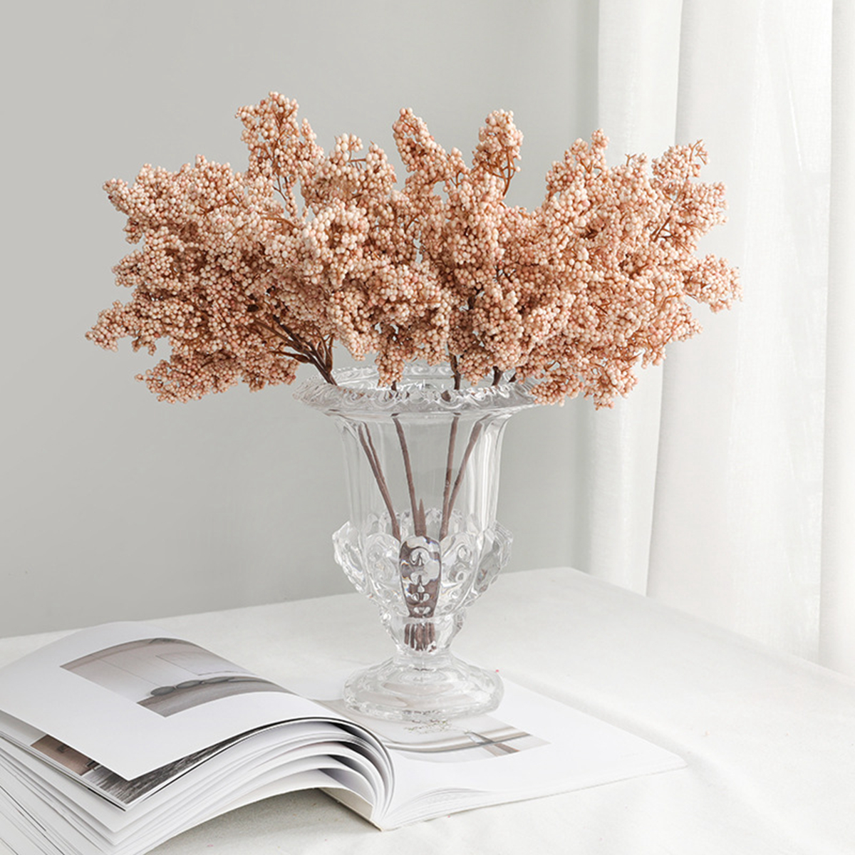 1/3pcs Artificial Flowers Plan - Bonsai Garden Festival ulasan dan harga