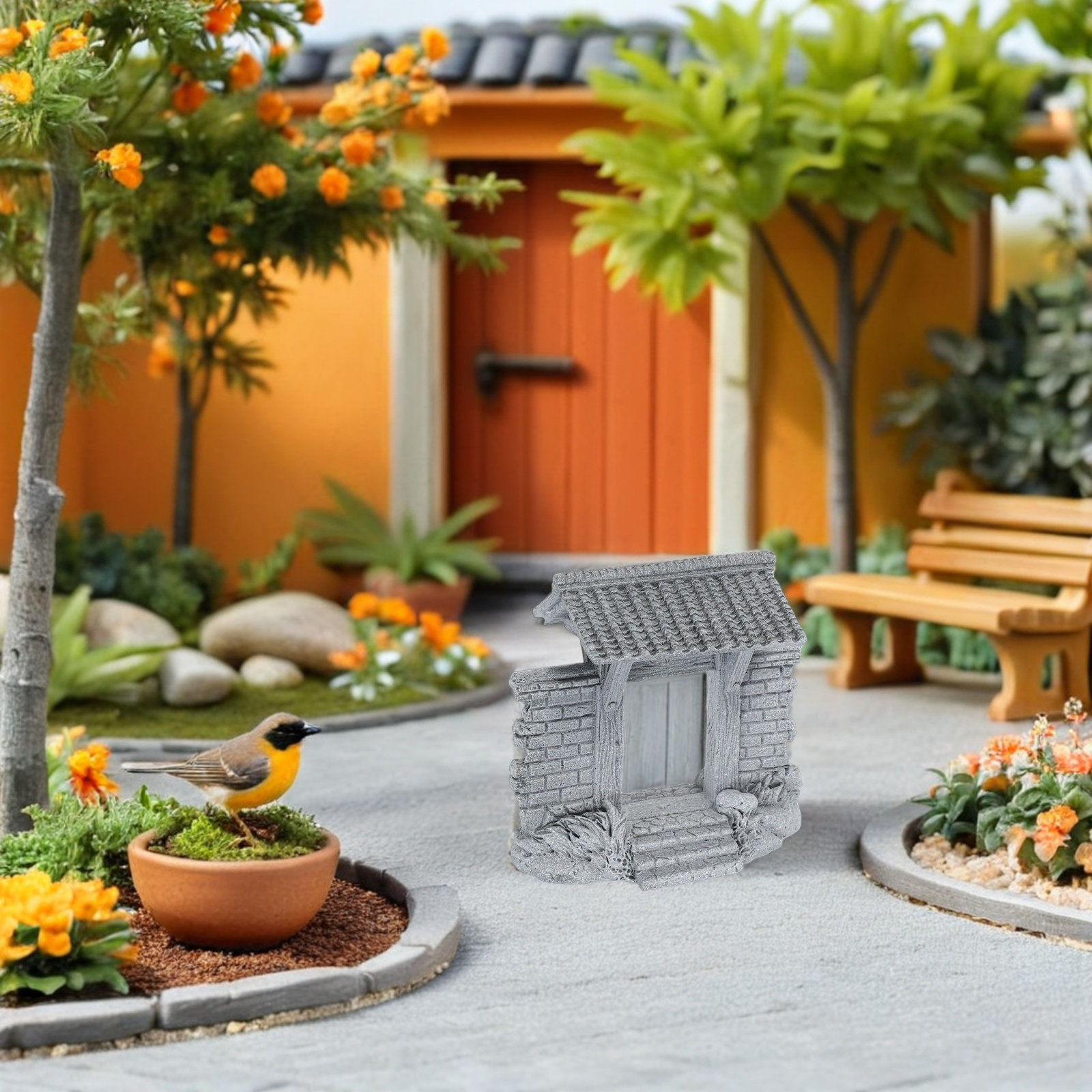 Micro Bonsai Landscaping Gate  - Bonsai Garden For Desk ulasan dan harga