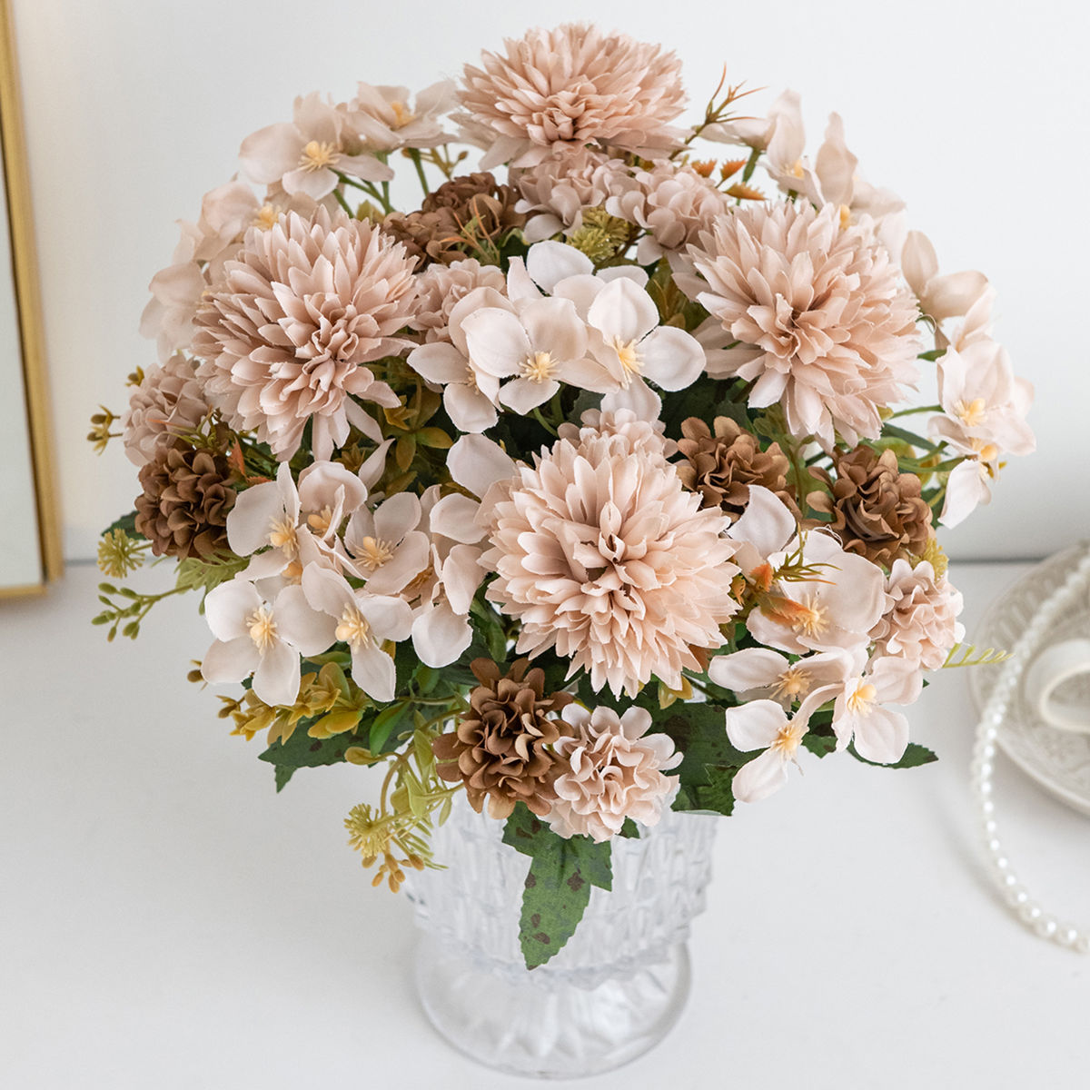 Artificial Flower Silk Hydrang - Bonsai Garden Festival ulasan dan harga