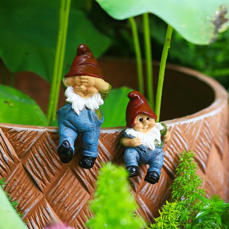 6pcs/Set Creative Climbing Gno - Bonsai Garden For Desk ulasan dan harga