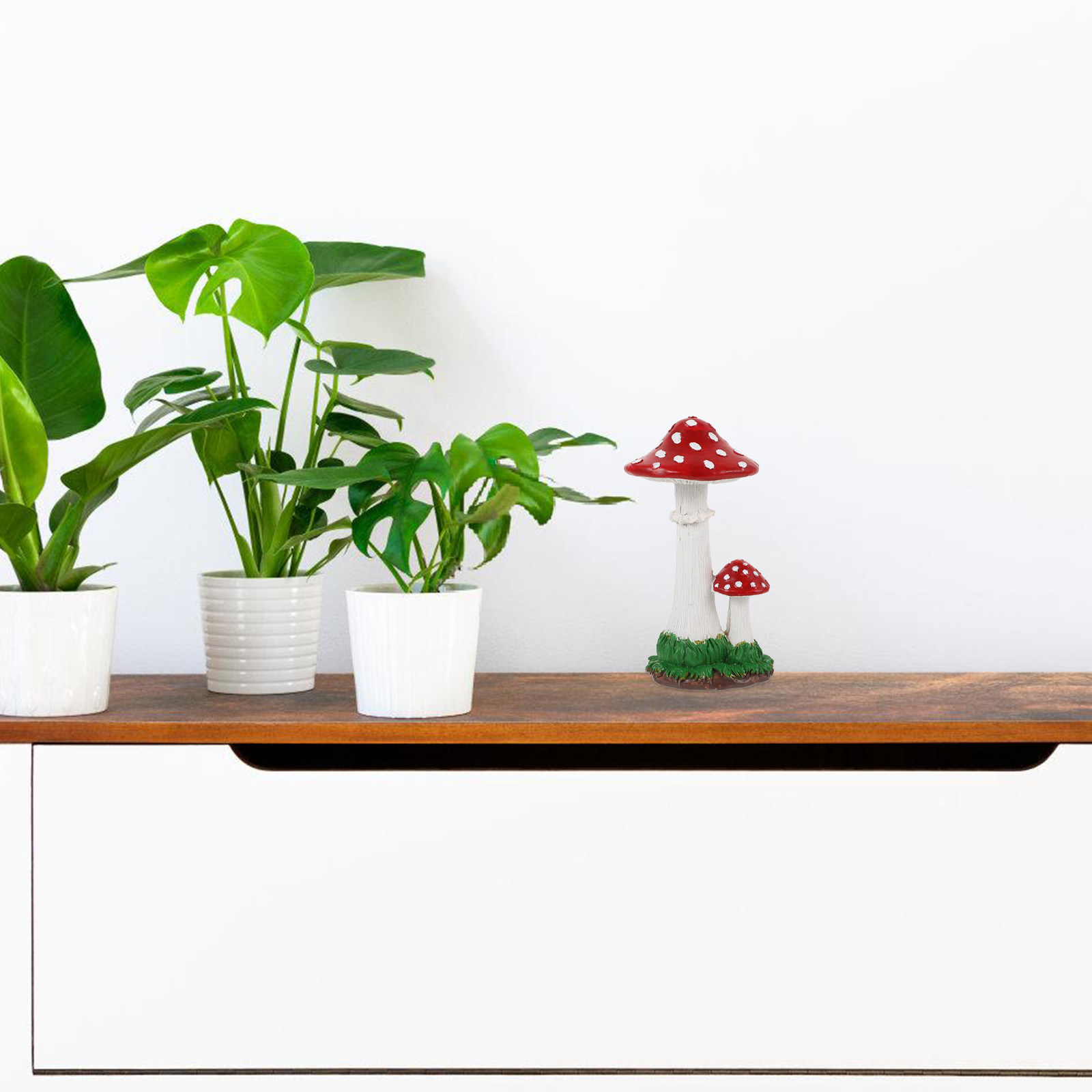 Cute Resin Mushroom Garden Orn - Bonsai Garden Festival ulasan dan harga