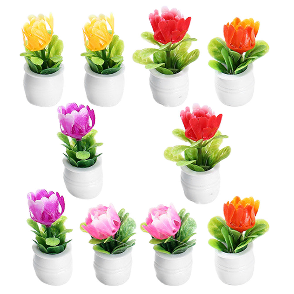 10Pcs Premium Resin Artificial - Bonsai Garden For Desk ulasan dan harga