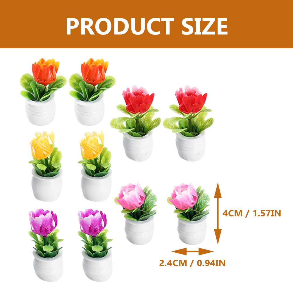 10Pcs Premium Resin Artificial - Bonsai Garden For Desk ulasan dan harga