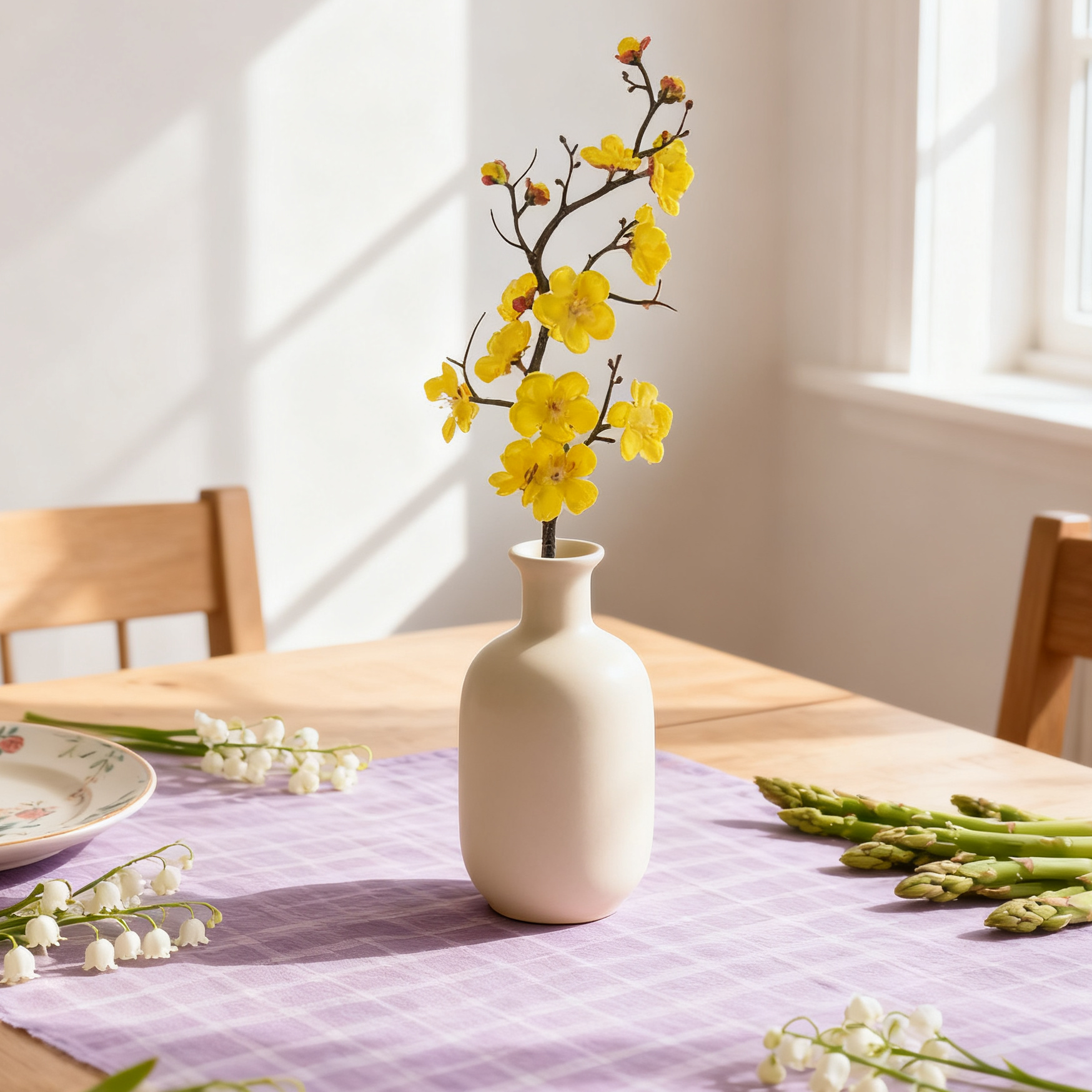 Silk Artificial Flower Plum Bl - Bonsai Garden Festival ulasan dan harga
