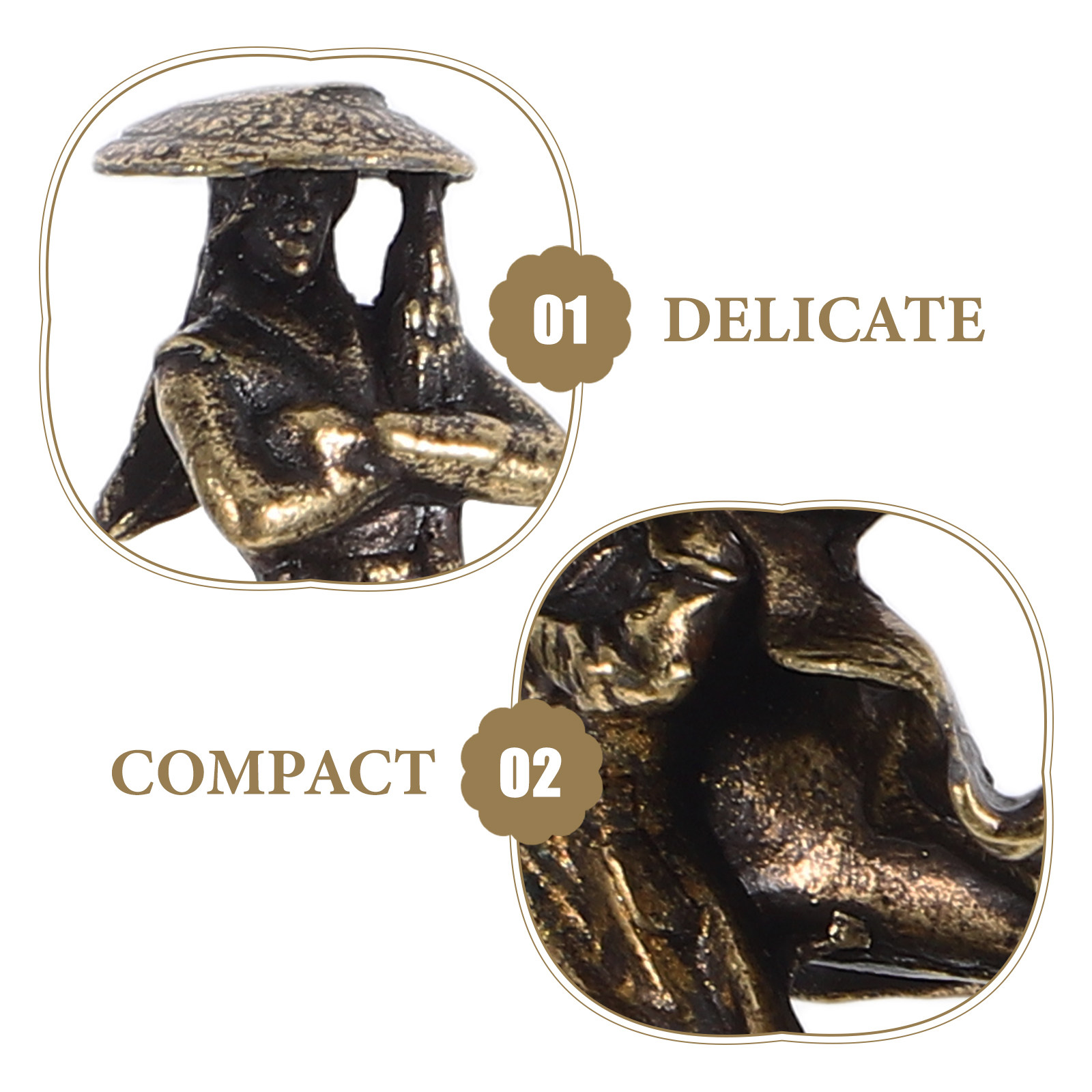 2Pcs Ancient Chinese Warrior M - Bonsai Garden For Desk ulasan dan harga