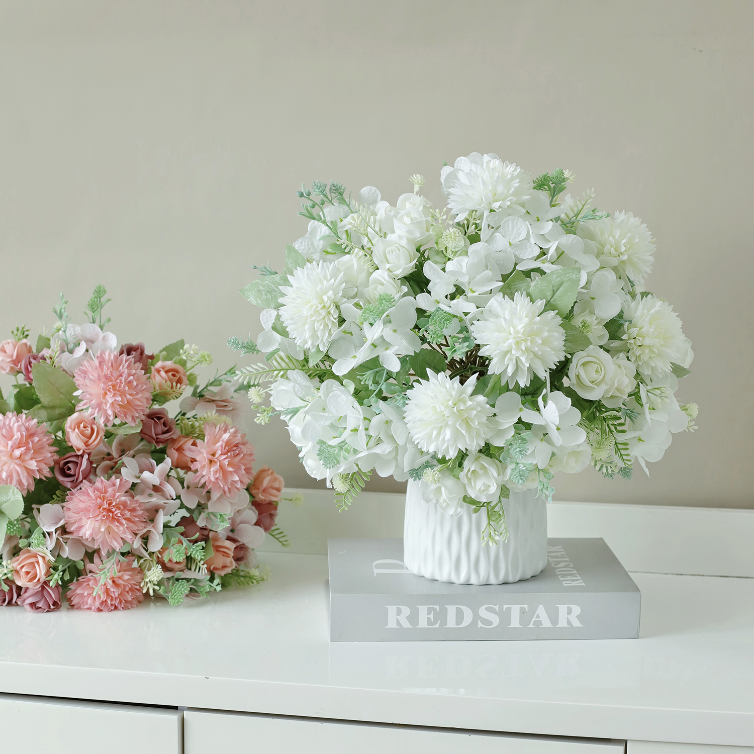 Artificial Flowers Silk Rose H - Bonsai Garden Festival ulasan dan harga
