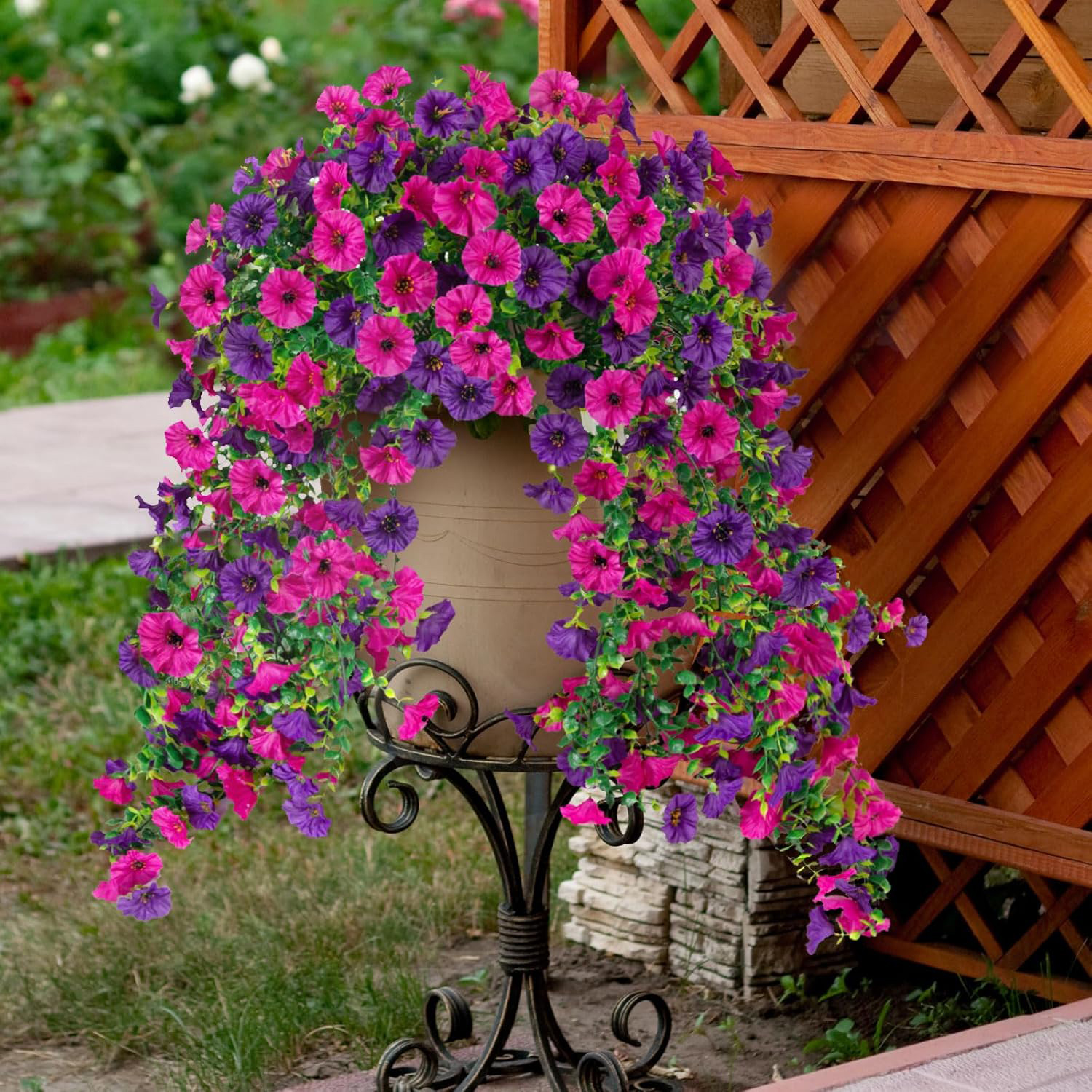 Artificial Flowers Vine Mornin - Bonsai Garden Festival ulasan dan harga